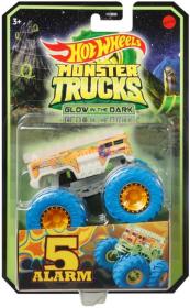 Mattel HOT WHEELS Auto Monster Truck svítící ve tmě různé druhy