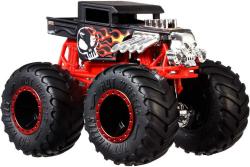 Mattel HOT WHEELS Auto Monster Trucks Kaskadérské kousky set s vrakem kov