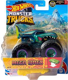 Mattel HOT WHEELS Auto Monster Trucks Kaskadérské kousky set s vrakem kov