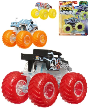 Mattel HOT WHEELS Auto Monster Trucks Power Smashers velká kola 6 druhů