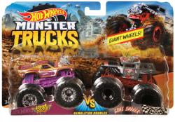 Mattel HOT WHEELS Auto Monster Trucks set 2ks velká kola demoliční duo