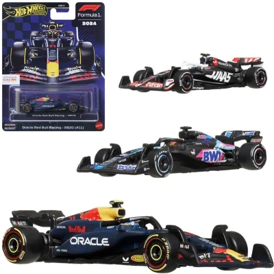 Mattel HOT WHEELS Auto Prémiový angličák F1 různé druhy kov Mattel HOT WHEELS Auto Prémiový angličák F1 různé druhy kov