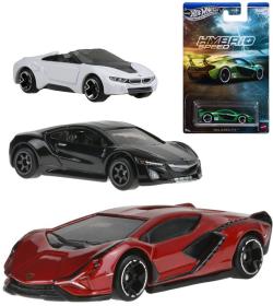 Mattel HOT WHEELS Auto Rychlý hybrid angličák závodní svět 5 druhů kov Mattel HOT WHEELS Auto Rychlý hybrid angličák závodní svět 5 druhů kov