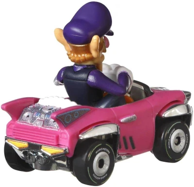 Mattel HOT WHEELS Auto Super Mario Kart s postavičkou 4 druhy kov