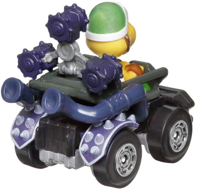 Mattel HOT WHEELS Auto Super Mario Kart s postavičkou 4 druhy kov