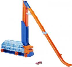 Mattel HOT WHEELS Auto Tahač s vysokou dráhou set s autíčkem