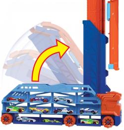 Mattel HOT WHEELS Auto Tahač s vysokou dráhou set s autíčkem
