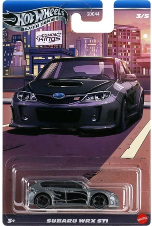 Mattel HOT WHEELS Auto závodní Silver Series Compact Kings 5 druhů kov