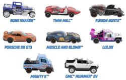 Mattel HOT WHEELS Auto zpětný chod 1:43 kovové 8 druhů