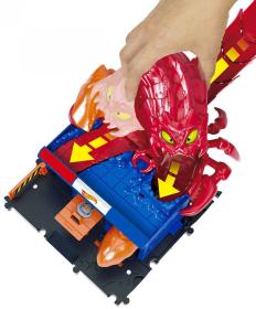 Mattel HOT WHEELS City Příšerná odplata herní set s autíčkem 2 druhy