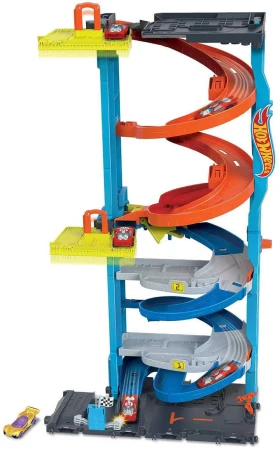Mattel HOT WHEELS City závodní věž akční dráha herní set s autem 2v1