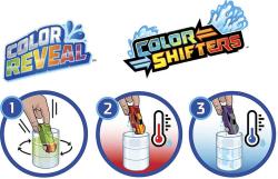 Mattel HOT WHEELS Color Reveal set 2 autíčka mění barvu ve vodě