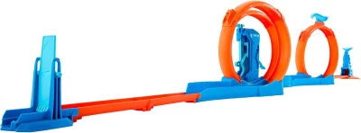 Mattel HOT WHEELS Creator Trojitá smyčka akční dráha set s autem