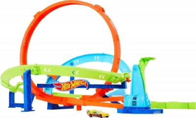 Mattel HOT WHEELS Extrémní hyper smyčka set akční dráha s autíčkem