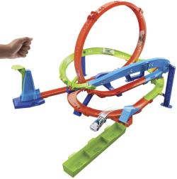 Mattel HOT WHEELS Extrémní hyper smyčka set akční dráha s autíčkem