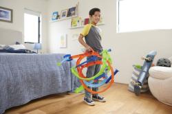 Mattel HOT WHEELS Extrémní hyper smyčka set akční dráha s autíčkem