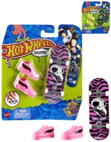 Mattel HOT WHEELS Fingerboard set skateboard + 1 pár bot různé druhy Mattel HOT WHEELS Fingerboard set skateboard + 1 pár bot různé druhy