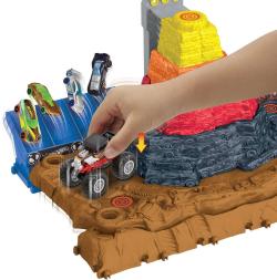 Mattel HOT WHEELS Monster Trucks Aréna: Bone Shaker finále set s autem