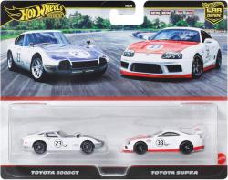 Mattel HOT WHEELS Prémiový angličák set 2 auta Ford + Toyota kov