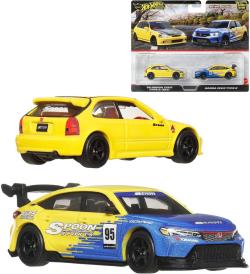 Mattel HOT WHEELS Prémiový angličák set 2 auta Honda kov Mattel HOT WHEELS Prémiový angličák set 2 auta Honda kov