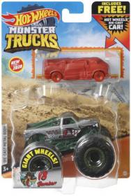 Mattel HOT WHEELS Set auto Monster Trucks + angličák různé druhy kov