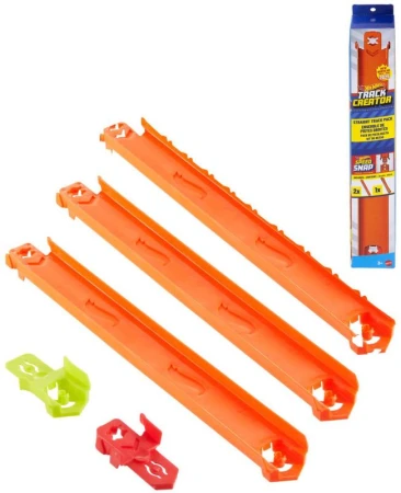 Mattel HOT WHEELS Track Creator sada 3 rovných tratí Speed Snap Mattel HOT WHEELS Track Creator sada 3 rovných tratí Speed Snap
