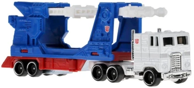 Mattel HOT WHEELS Track Fleet vozidlo s přívěsem různé druhy kov