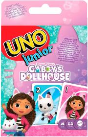Mattel Hra Uno Junior karty Gabbys Dollhouse (společenská hra)