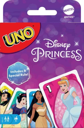Mattel HRA Uno karty Disney Princess (Princezny) (společenská hra)