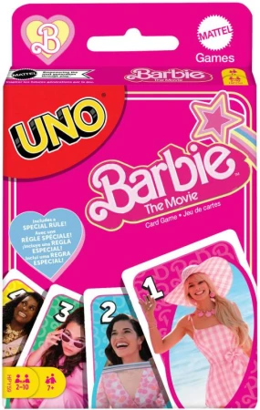 Mattel HRA Uno karty Filmová Barbie (spoločenská hra) Mattel HRA Uno karty Filmová Barbie (spoločenská hra)