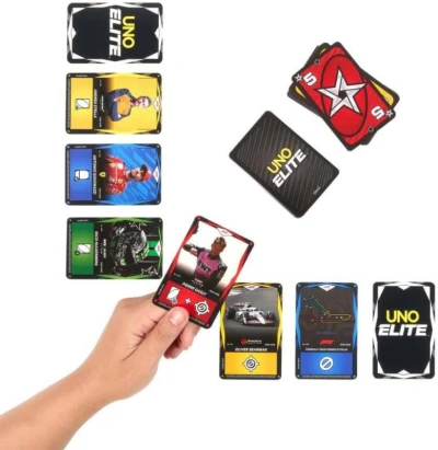 Mattel Hra Uno karty Formule 1 Elite Racers (společenská hra)