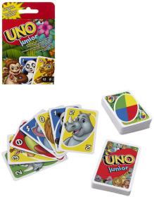 Mattel Hra Uno karty junior Zvířátka (společenská hra)