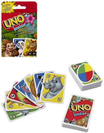 Mattel Hra Uno karty junior Zvířátka (společenská hra) Mattel Hra Uno karty junior Zvířátka (společenská hra)