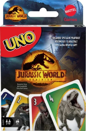 Mattel HRA Uno karty Jurský svět Nadvláda (společenská hra) Mattel HRA Uno karty Jurský svět Nadvláda (společenská hra)