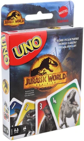 Mattel HRA Uno karty Jurský svět Nadvláda (společenská hra)