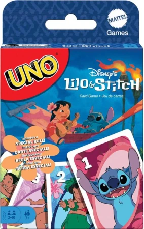 Mattel HRA Uno karty Lilo Stitch (spoločenská hra) Mattel HRA Uno karty Lilo Stitch (spoločenská hra)