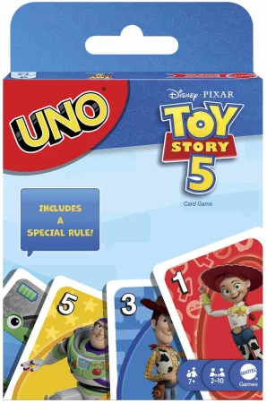 Mattel HRA Uno karty Příběh hraček 5 (Toy Story) (společenská hra)