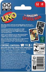 Mattel Hra Uno karty Spiderman (společenská hra)