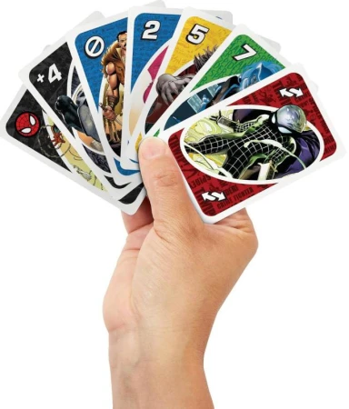 Mattel Hra Uno karty Spiderman (společenská hra)