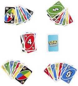 Mattel HRA Uno karty Teams! (společenská hra)
