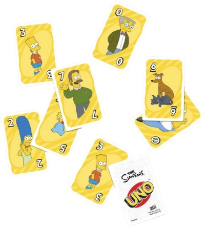 Mattel HRA Uno karty The Simpsons (společenská hra)
