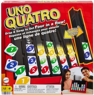 Mattel Hra Uno Quatro (společenská hra) Mattel Hra Uno Quatro (společenská hra)