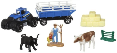 Mattel Matchbox Hitch Haul auto přepravní s přívěsem a doplňky 8 druhů