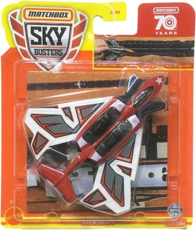 Mattel Matchbox Letadlo kovové Sky Busters různé druhy na kartě
