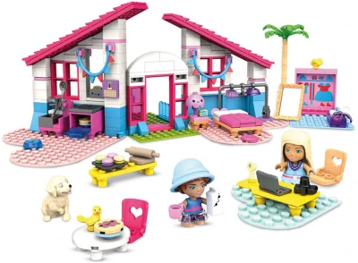 Mattel MEGA CONSTRUX Barbie Dům snů Dreamhouse set se 2 figurkami (stavebnice)