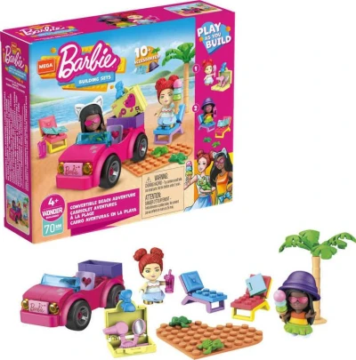 Mattel MEGA CONSTRUX Barbie Nej kamarádky set se 2 figurkami 2 druhy (stavebnice)