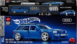 Mattel Mega Hot Wheels extrémní rychlost auto Audi 253 dílků stavebnice