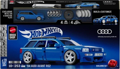 Mattel Mega Hot Wheels extrémní rychlost auto Audi 253 dílků stavebnice Mattel Mega Hot Wheels extrémní rychlost auto Audi 253 dílků stavebnice