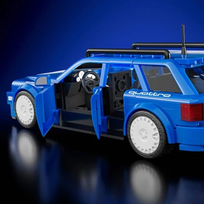 Mattel Mega Hot Wheels extrémní rychlost auto Audi 253 dílků stavebnice