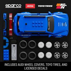 Mattel Mega Hot Wheels extrémní rychlost auto Audi 253 dílků stavebnice